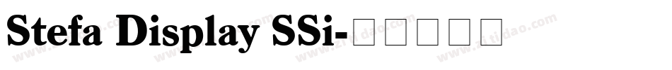 Stefa Display SSi字体转换